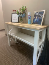 Load image into Gallery viewer, Rustic Farmhouse Console Table
